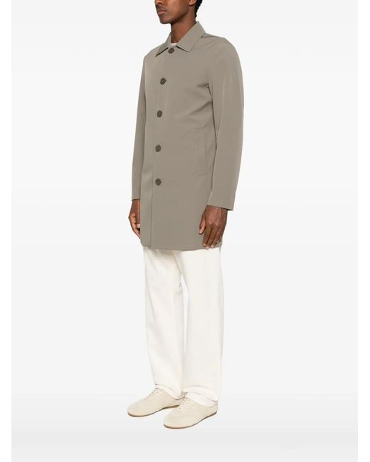 ÉPHÉMÈRE Gray Button-Up Pocket Coat for men