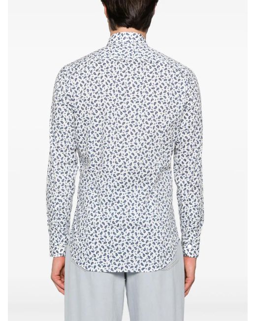 Etro White Shirt Fuji for men