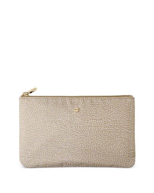 Borbonese Natural Classica Clutch Bag