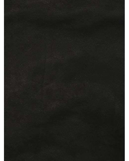 Guidi Black Leather Shoulder Bag