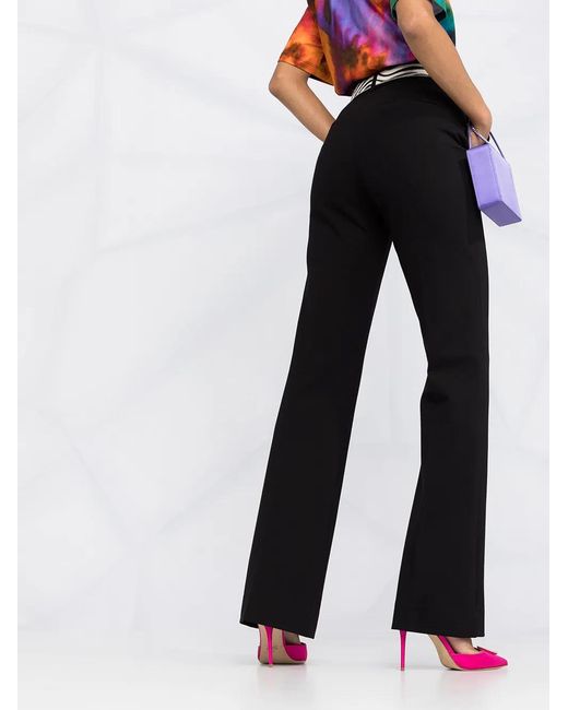 Dorothee Schumacher Black Emotional Essence Pressed-Crease Tailored Trousers