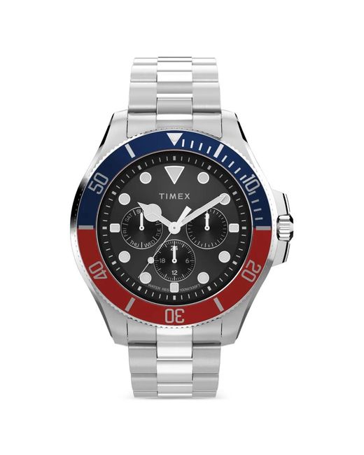 Timex Gray Harborside Coast Multifunction 43Mm Watch for men