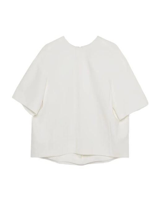 Haut Aude À Manches Courtes Jonathan Simkhai en coloris White