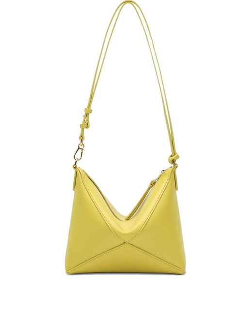 Borsa A Spalla Puzzle Fold Con Zip di Loewe in Yellow