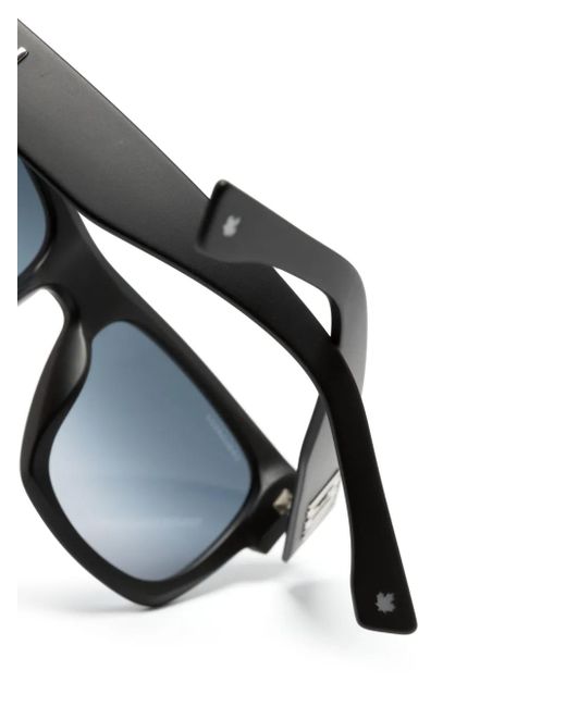 DSquared² Blue Icon Square-Frame Sunglasses for men