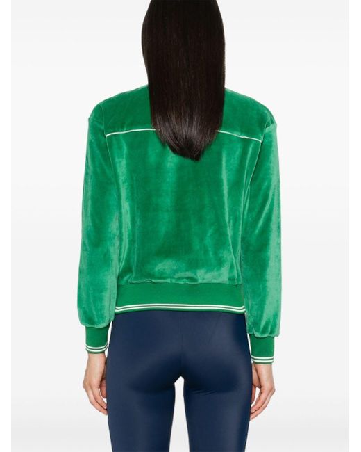 Autry Green Chenille Zip-Up Sweatshirt