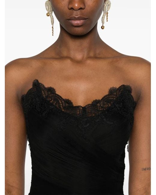 IRIS SERBAN Black Marni Maxikleid