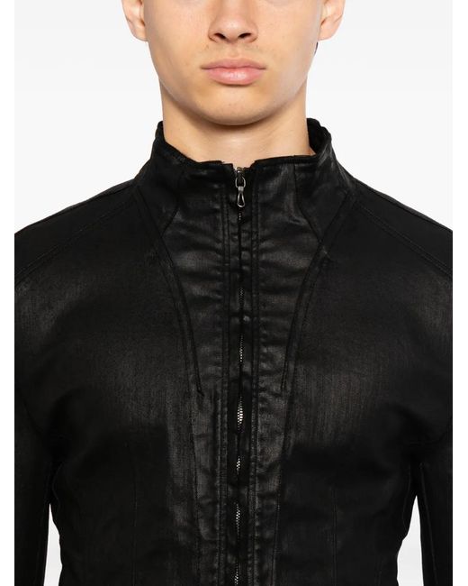 Julius Black Seamed Jacket for men