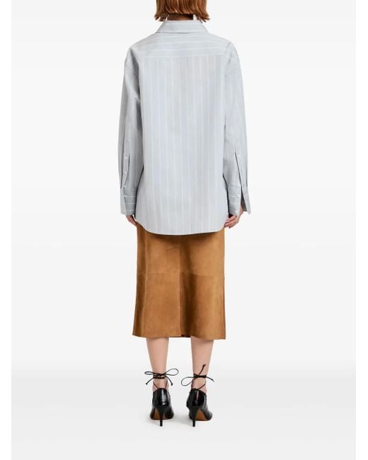 Proenza Schouler Brown Nadia Midi Skirt