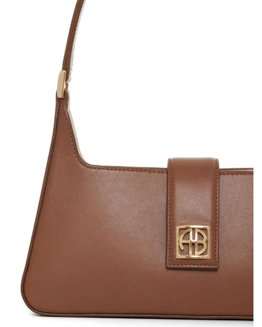 Anine Bing Brown Lou Schultertasche