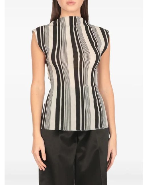 Blusa A Righe di Philosophy Di Lorenzo Serafini in Black