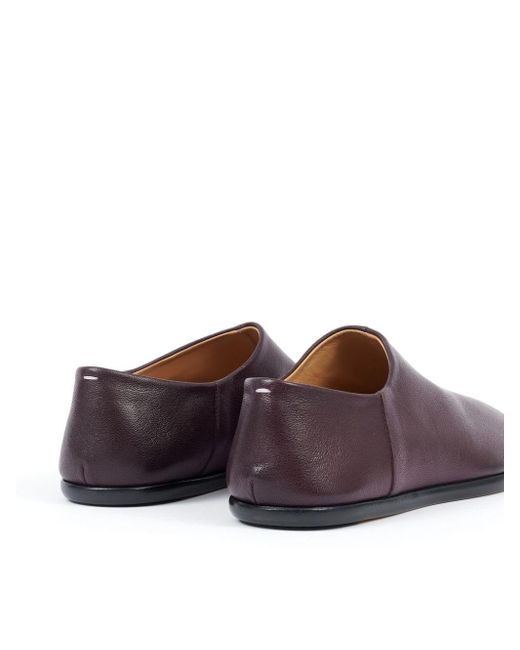 Maison Margiela Tabi Babouche-Schuhe aus Leder in Purple für Herren