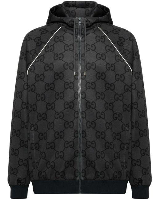 メンズ Gucci ジャンボ GG ジップジャケット Gray