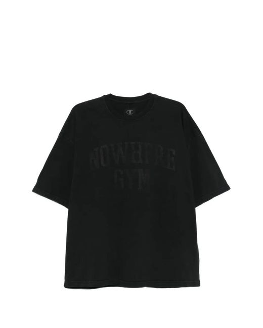 Champion Black Tonal-Logo T-Shirt for men