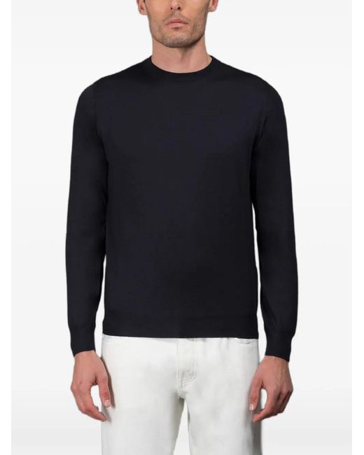 Moorer Blue Orvieto Sweater for men