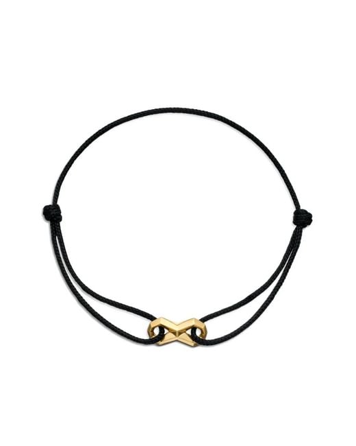 David Yurman White 18Kt Infinity Link Cord Bracelet (9Mm) for men