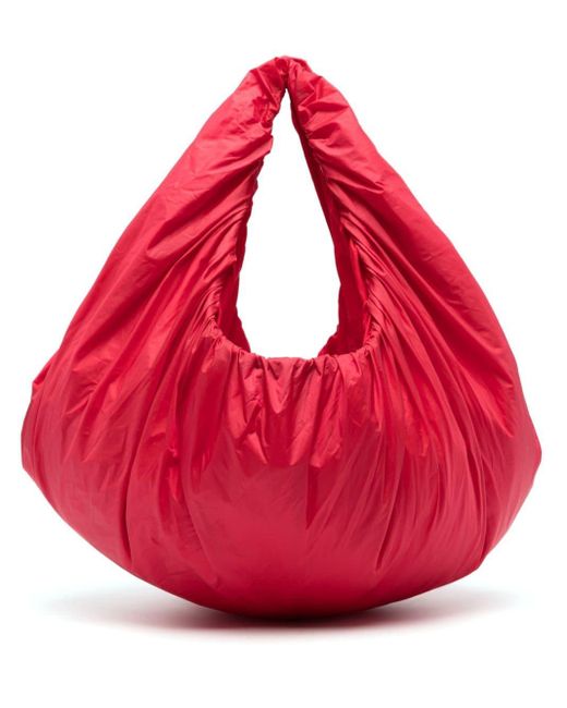 Amomento Red Translucent Tote Bag