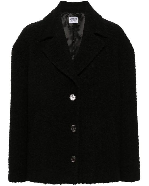 Moschino Black Notched-Lapels Jacket