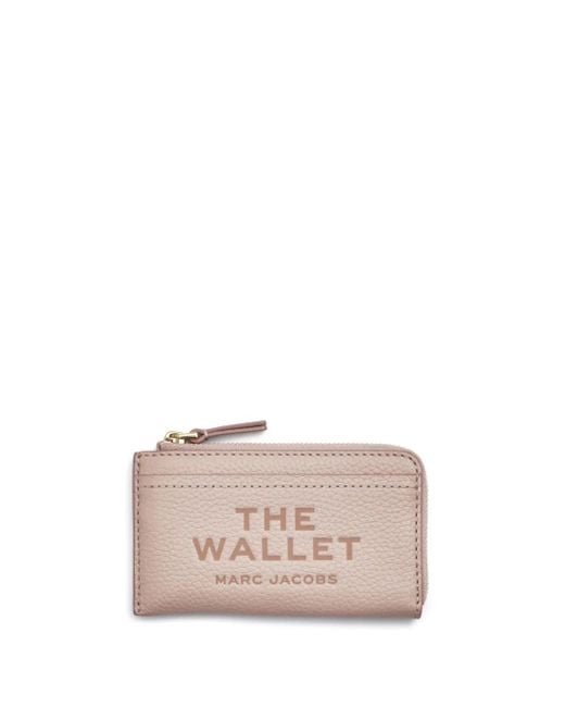 Marc Jacobs Pink The Leather Top Zip Multi Wallet