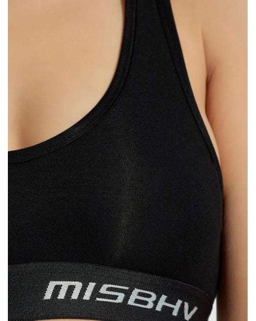 M I S B H V Black Classic Bra