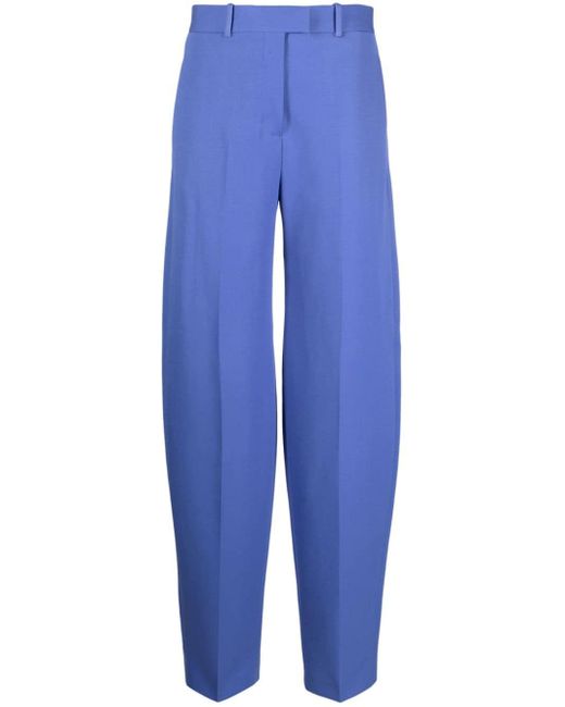 Pantalon de tailleur en laine The Attico en coloris Blue