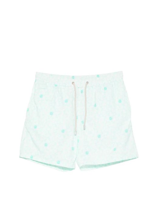Mc2 Saint Barth Blue Polyester Lighting Micro Stretch for men