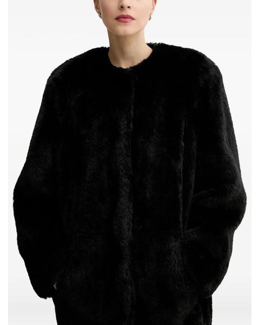 Stand Studio Black Gracelyn Buttoned Coat