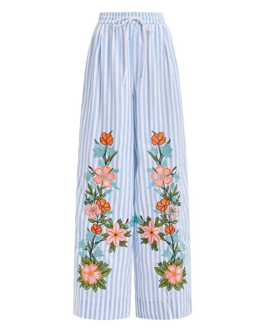 Essentiel Antwerp Hevon2 Broek Met Wijde Pijpen in het White