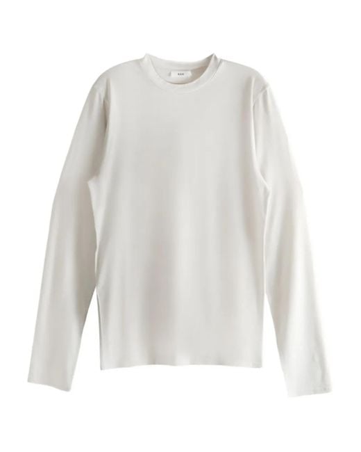 Rier White Oberteil aus Wolljersey