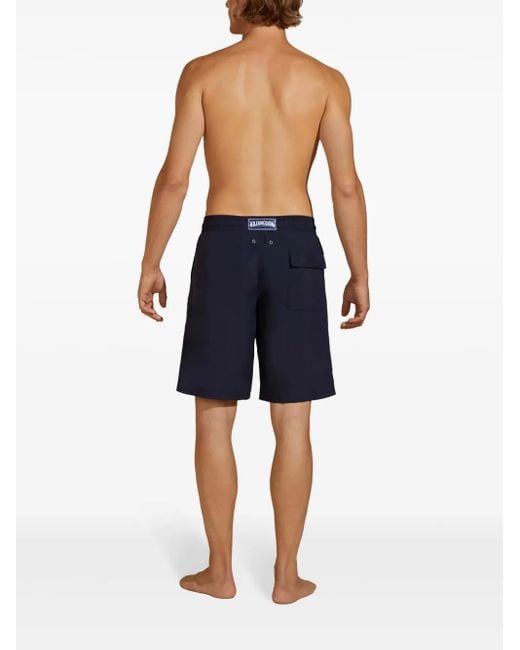 Vilebrequin Blue Okoa Drawstring Swim Shorts for men