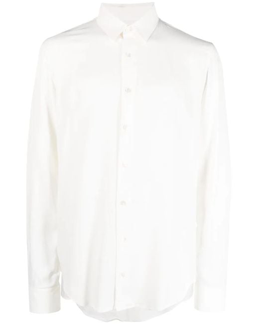 メンズ Patrizia Pepe ロングスリーブ シャツ White