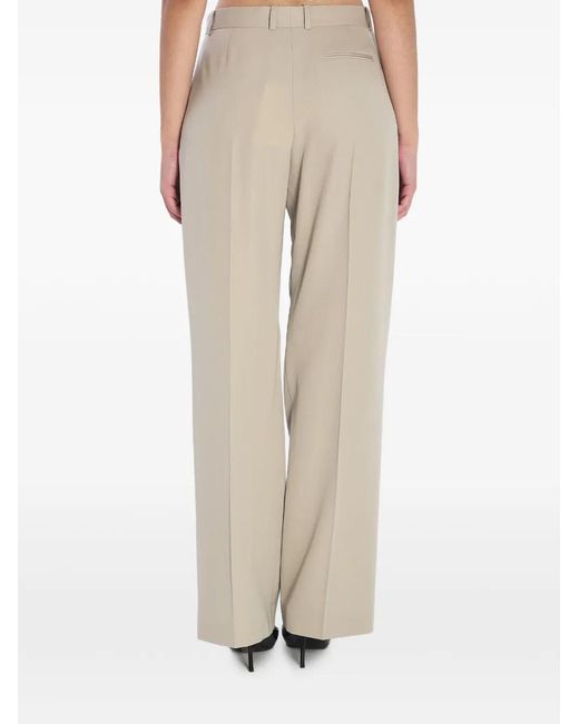 The Row Natural Virgil Pleated Trousers