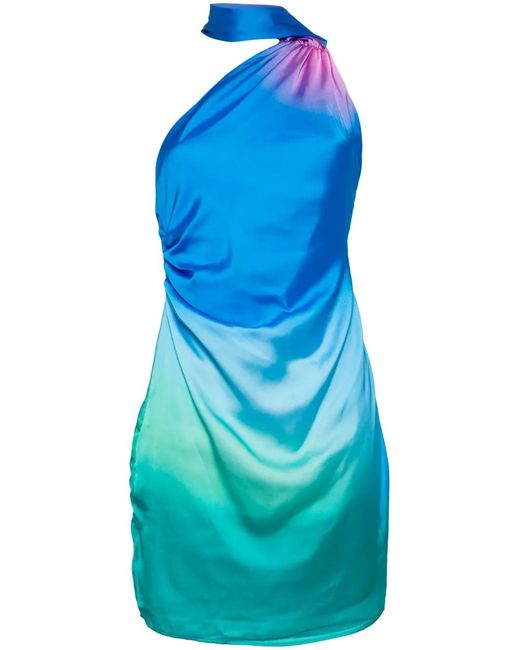 Baobab Blue Ari Satin Minidress