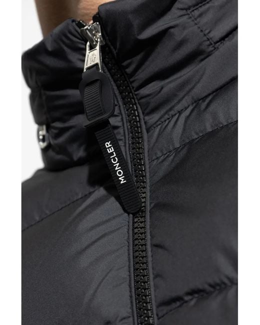 Doudoune À Fermeture Zippée Moncler pour homme en coloris Black