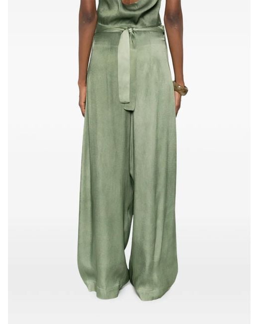Cortana Green Tie Trousers