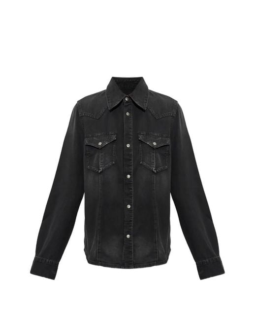 DIESEL Black Western Shirt