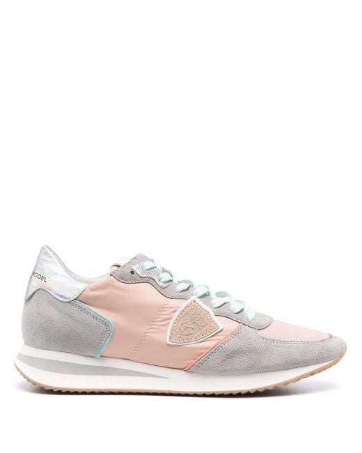 Philippe Model Pink Trpx Mondial Lace-Up Sneakers