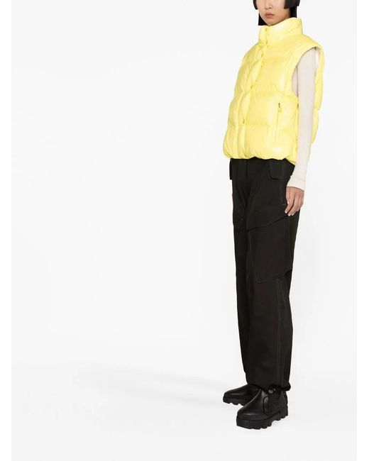 Moncler Yellow Mauleon Down Jacket