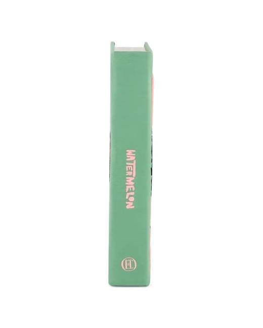 Olympia Le-Tan Green X Fox & Velvet Watermelon Book Clutch Bag