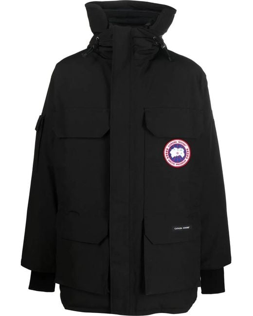 Canada Goose Black Expedition Parka Jacket For Extreme Weather Conditions for men