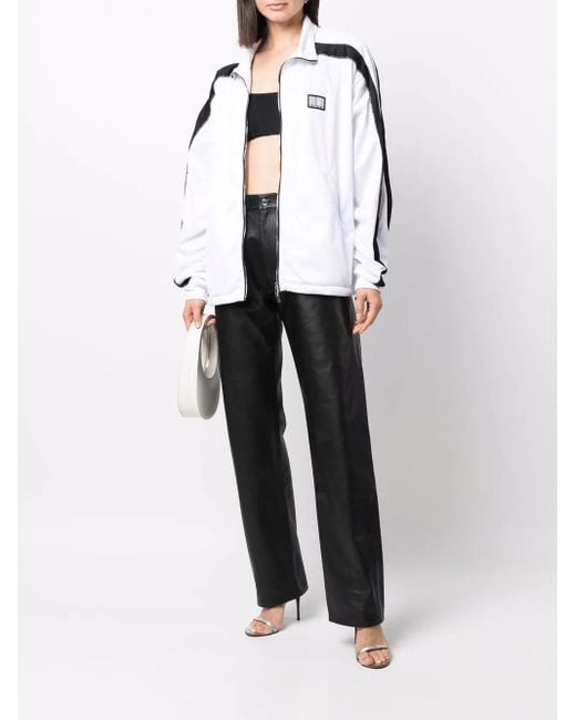 VTMNTS Black Logo-Patch Track Jacket