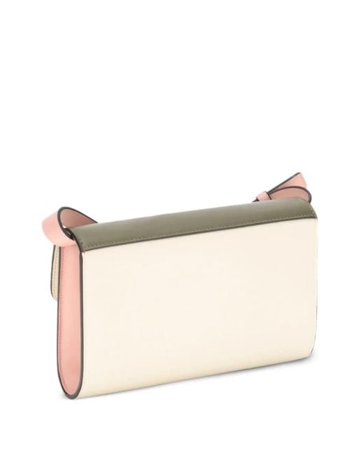 Marni Gray Trunkaroo Calf Leather Two-Tone Shoulder Bag