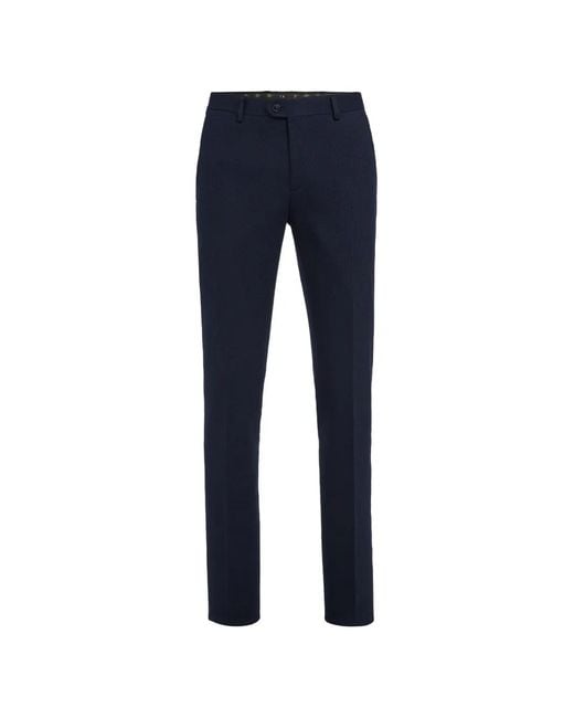 Billionaire Blue Crest Chino Trousers for men
