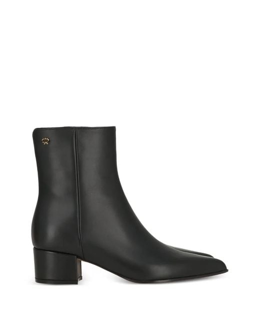 Gianvito Rossi Black Block-Heel Boots