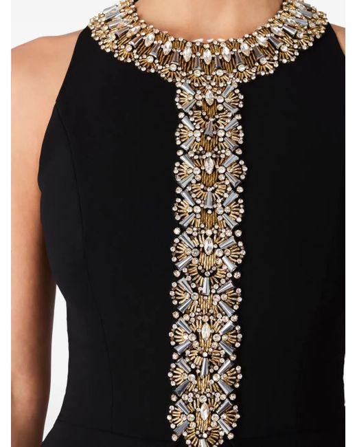 Jenny Packham Black Sulphice Maxi Dress