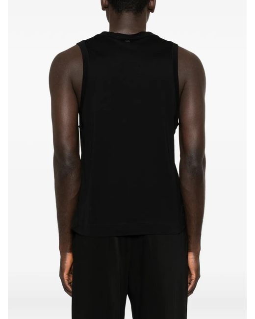 AMI Black Crew-Neck Vest for men