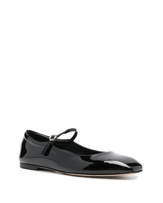 Aeyde Black Uma Patent Calf Leather Shoes