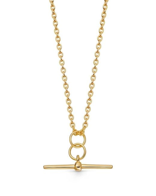 Astley Clarke Metallic T-bar Pendant Necklace