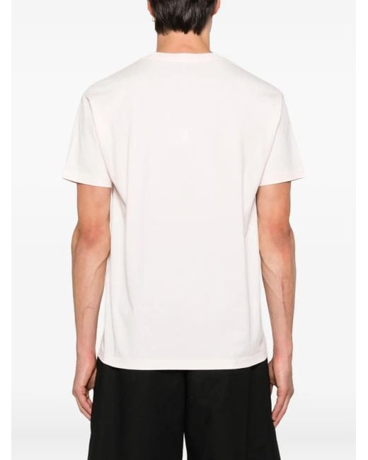 Vivienne Westwood T-Shirt Met Orb-Print Van Biologisch Katoen in het Pink