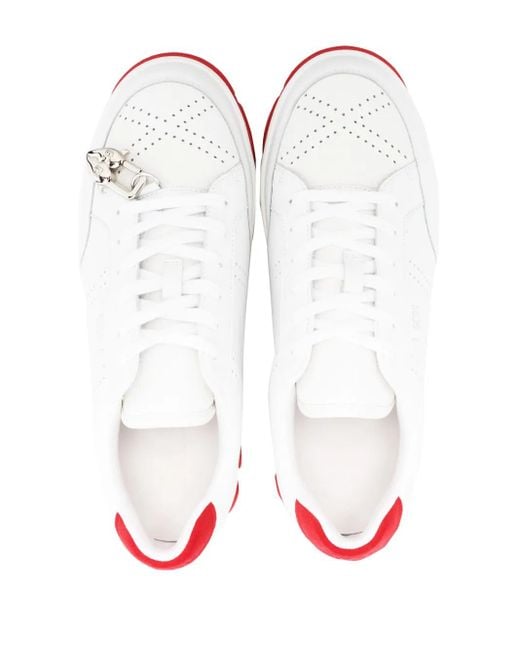 Gcds White Essential Nami Low-Top Sneakers